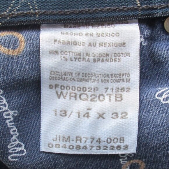 WRANGLER Jeans Mid-Rise Bootcut Denim Size 13/14 - Picture 7 of 8